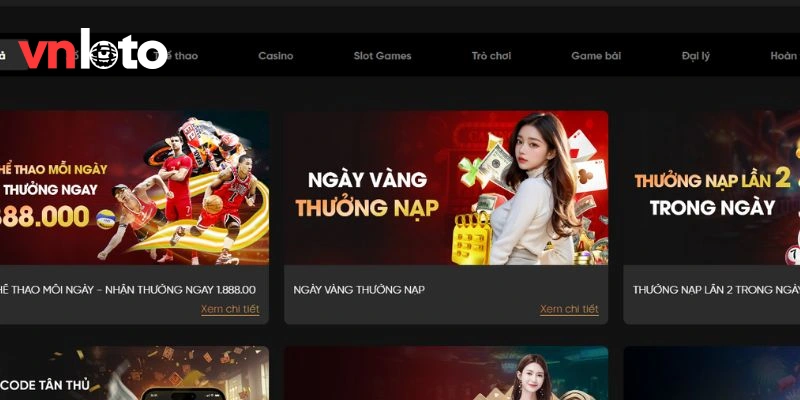 Tại Esports Vnloto, luôn có khuyến mãi đồng hành để tạo trải nghiệm tốt nhất